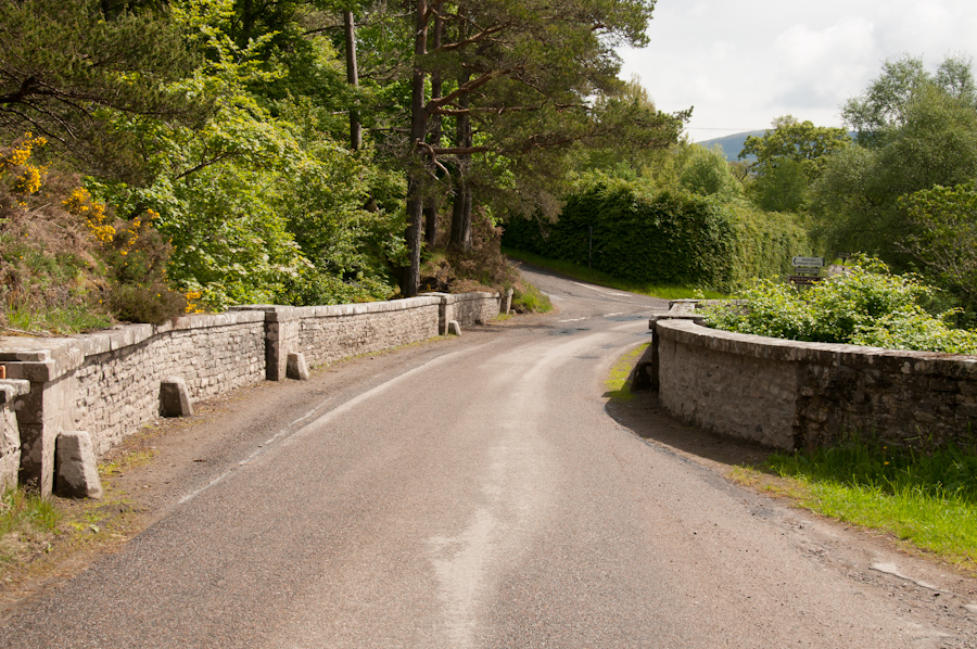 Invernauld Bridge over Allt Mor Burn